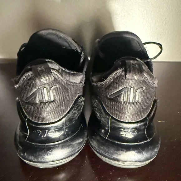 Nike Black Air Max 270 Sneakers Mens Size 10 - Picture 5 of 7
